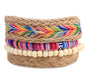 Vintage Punk Leather Wrap Bracelet - Multilayer Beaded Bracelet for Men & Women
