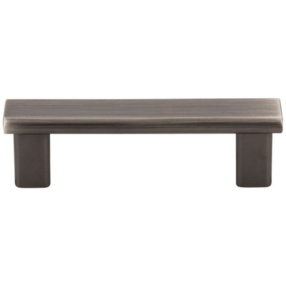 3" Center-to-Center Satin Nickel Square Park Cabinet Pull