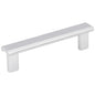 3" Center-to-Center Satin Nickel Square Park Cabinet Pull