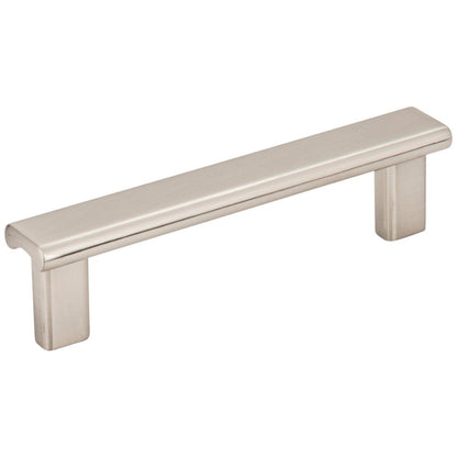 3" Center-to-Center Satin Nickel Square Park Cabinet Pull