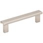 3" Center-to-Center Satin Nickel Square Park Cabinet Pull