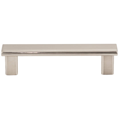 3" Center-to-Center Satin Nickel Square Park Cabinet Pull