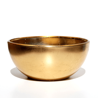 Gilt Set Of 4 Handcrafted Gilded Glass Side Bowls | Kitchen [Metal] | Kitchen + Metal