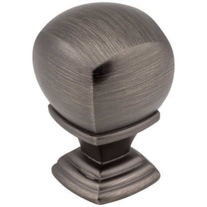 7/8" Overall Length Satin Nickel Katharine Cabinet Knob