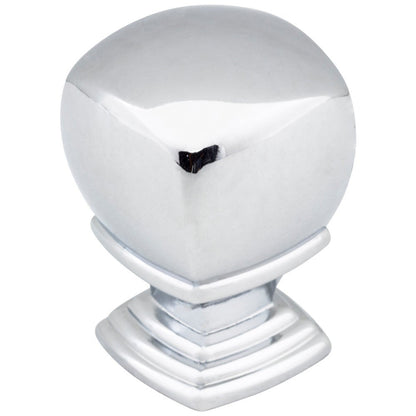 7/8" Overall Length Satin Nickel Katharine Cabinet Knob