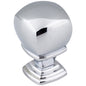 7/8" Overall Length Satin Nickel Katharine Cabinet Knob