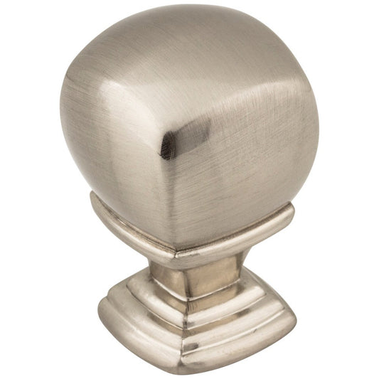 7/8" Overall Length Satin Nickel Katharine Cabinet Knob