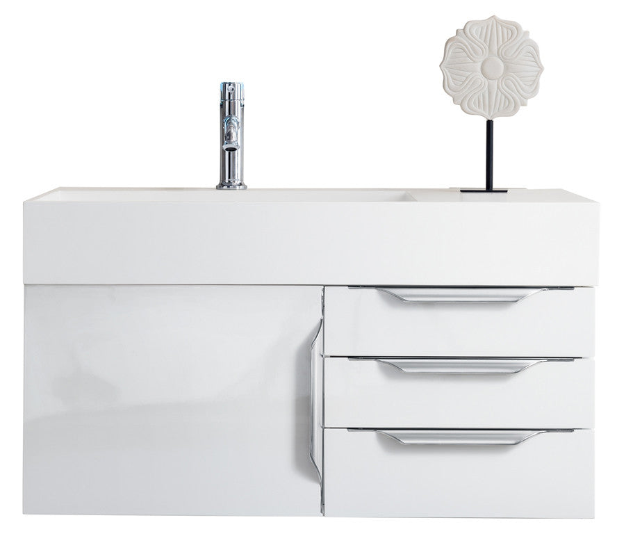 Columbia 36" Single Wall Mount Vanity Cabinet