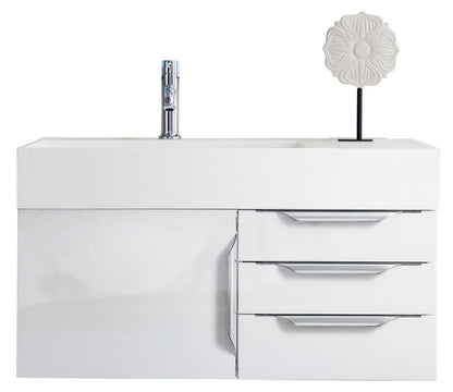 Columbia 36" Single Wall Mount Vanity Cabinet