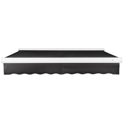 [18x10FT] Awntech Key West Premium Manual Outdoor Retractable Awning [FCM18-SBY] (SAK68372)