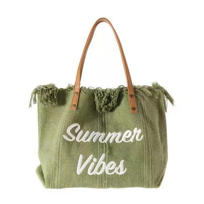Summer Vibes Tote Handbag Purse Beach Totes | Purses, Totes, & Wallets | Under $100 | Kitchen + Metal