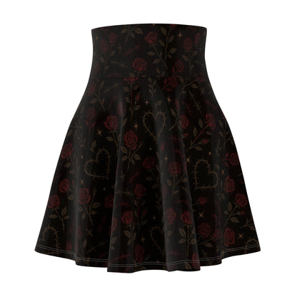 Punk Riot Rose Skater Skirt