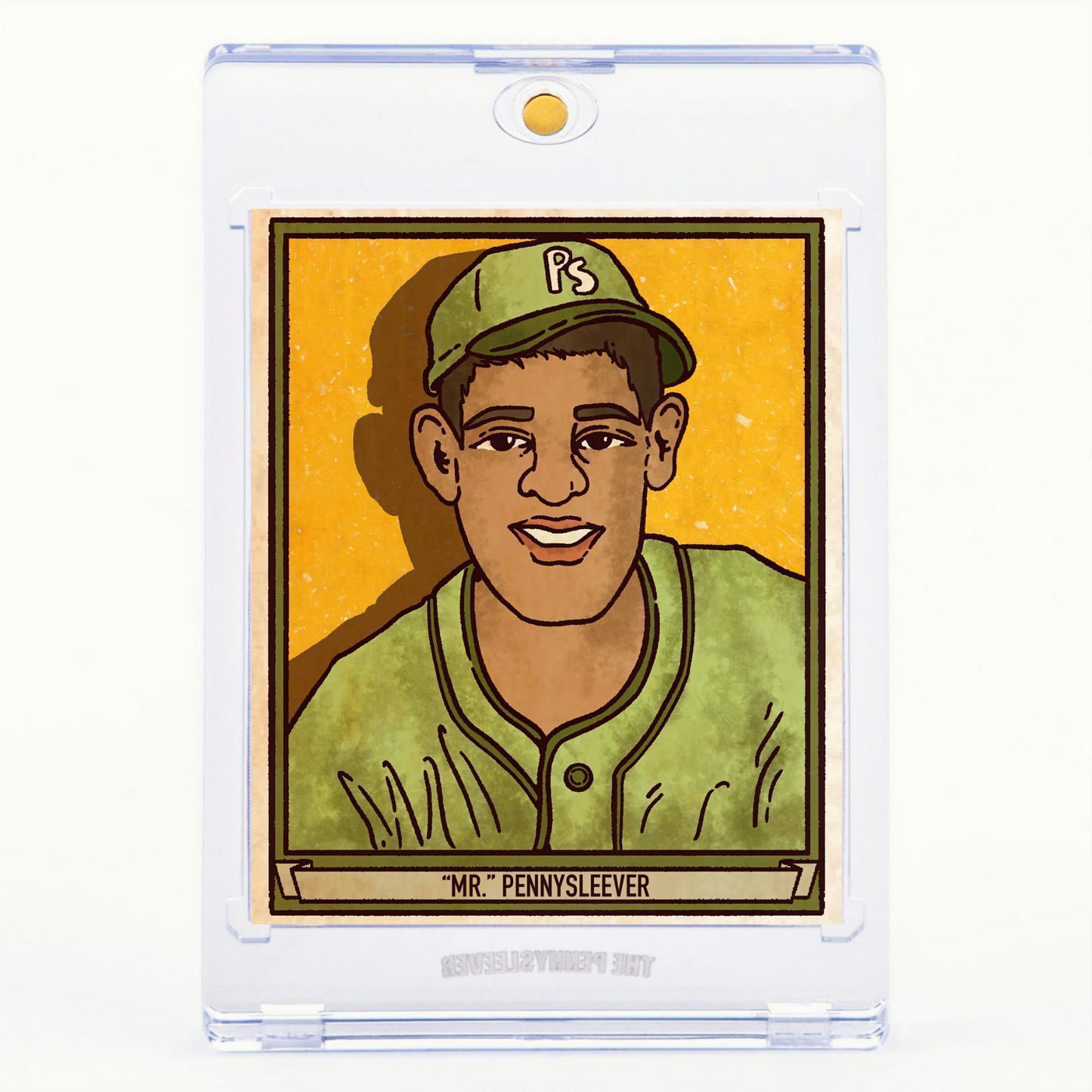 Vintage Magnetic Card Holder