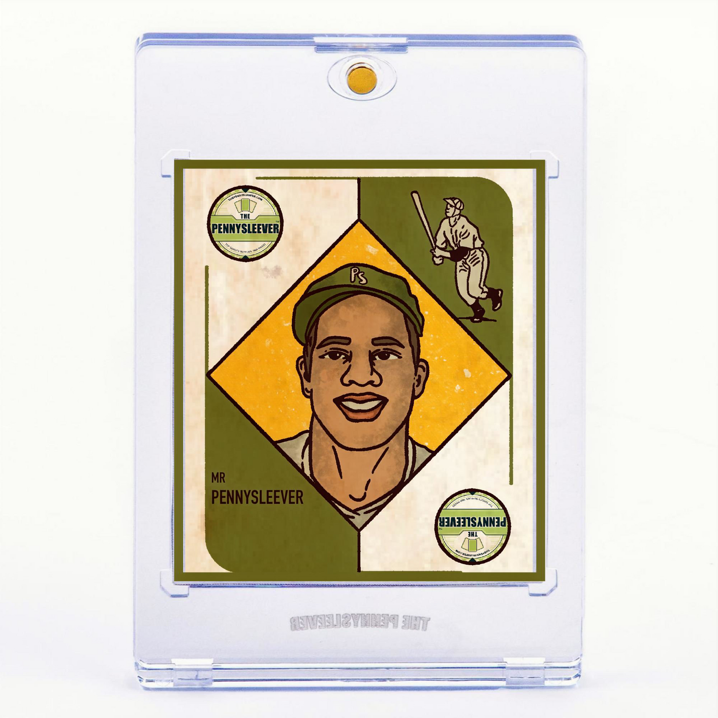 Vintage Magnetic Card Holder