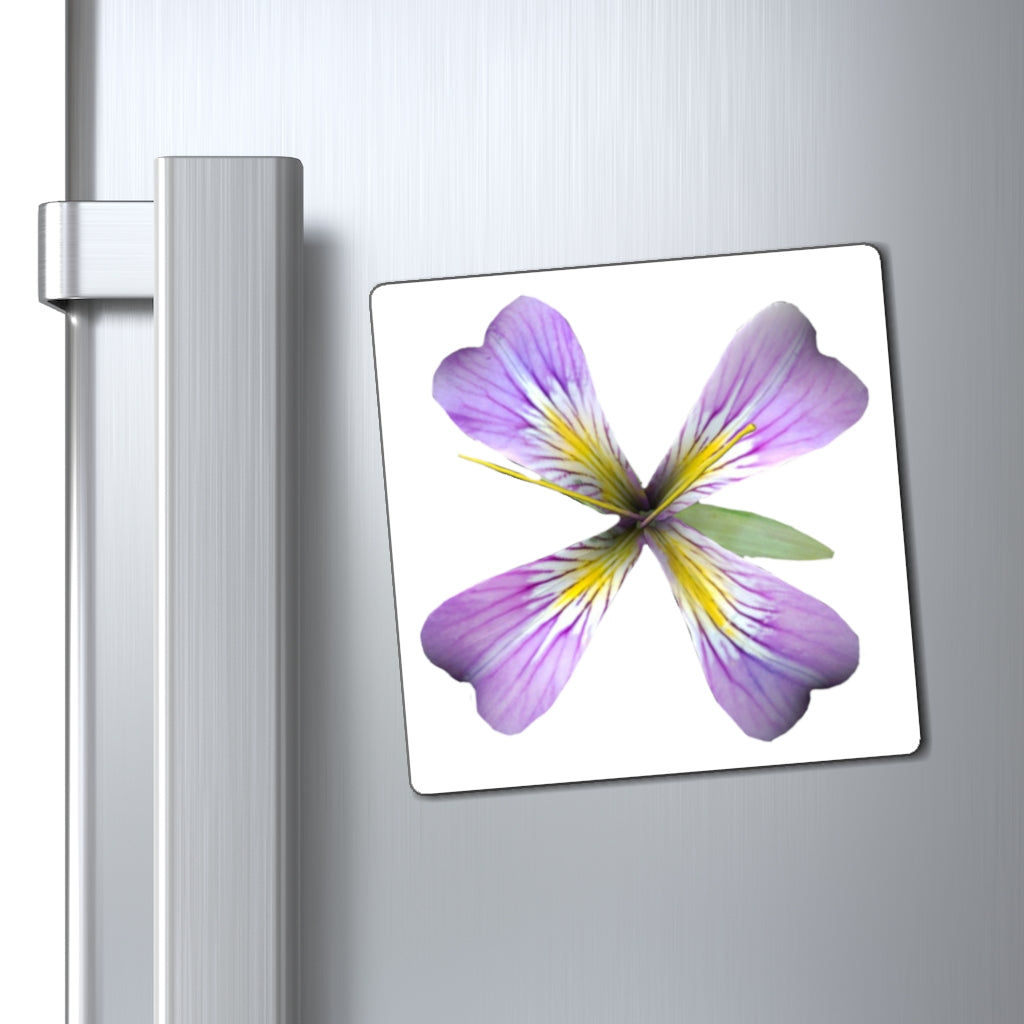 Purple Flower Magnets