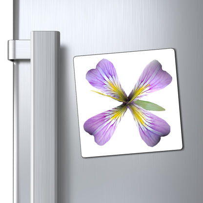 Purple Flower Magnets