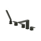 Flusso 196.2420 Five Hole Deck Mounted Roman Tub Faucet With Hand Shower