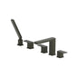 Flusso 196.2420 Five Hole Deck Mounted Roman Tub Faucet With Hand Shower