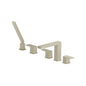 Flusso 196.2420 Five Hole Deck Mounted Roman Tub Faucet With Hand Shower