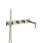 Flusso 196.2691T Trim For Wall Mount Tub Filler With Hand Shower