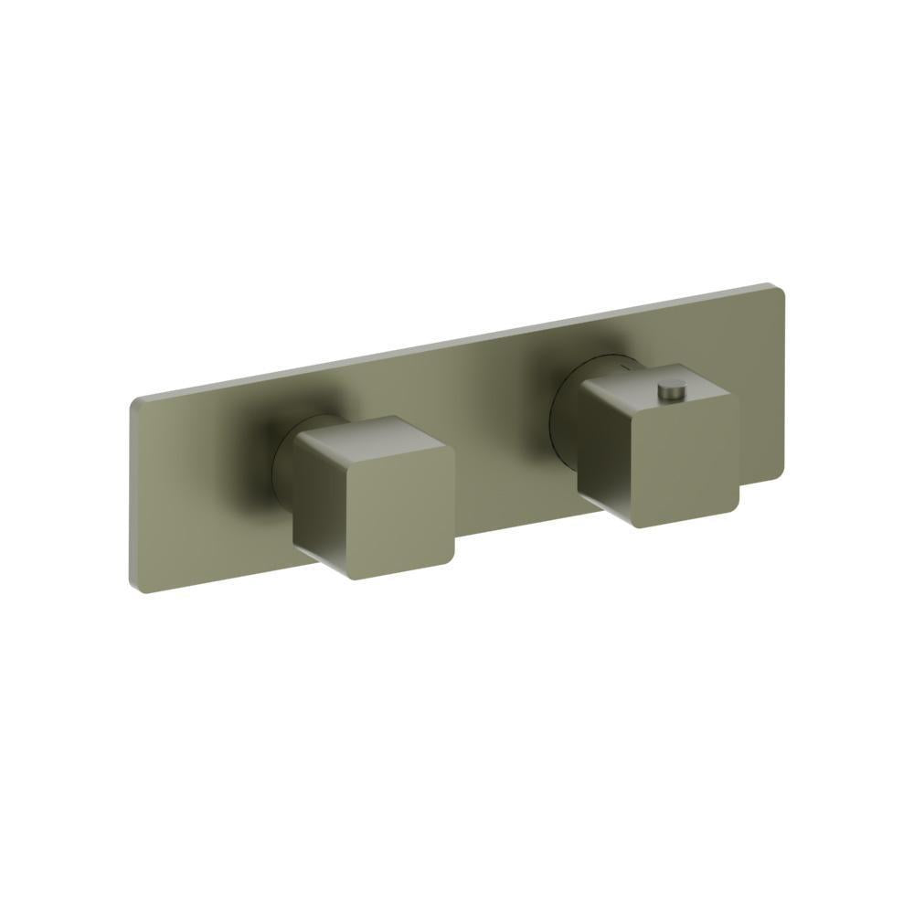 Flusso 196.2693 3/4" Horizontal Thermostatic Shower Valve % Trim - 1 Ouptut