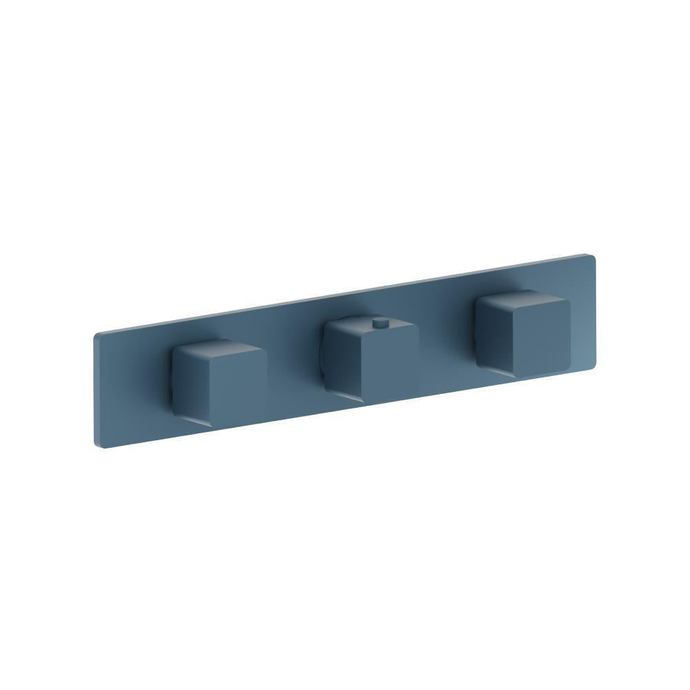 Flusso 196.2715 3/4" Horizontal Thermostatic Valve with 2 Volume Controls & Trim