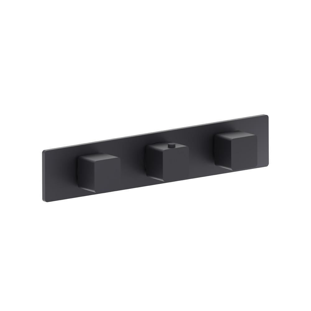 Flusso 196.2715 3/4" Horizontal Thermostatic Valve with 2 Volume Controls & Trim