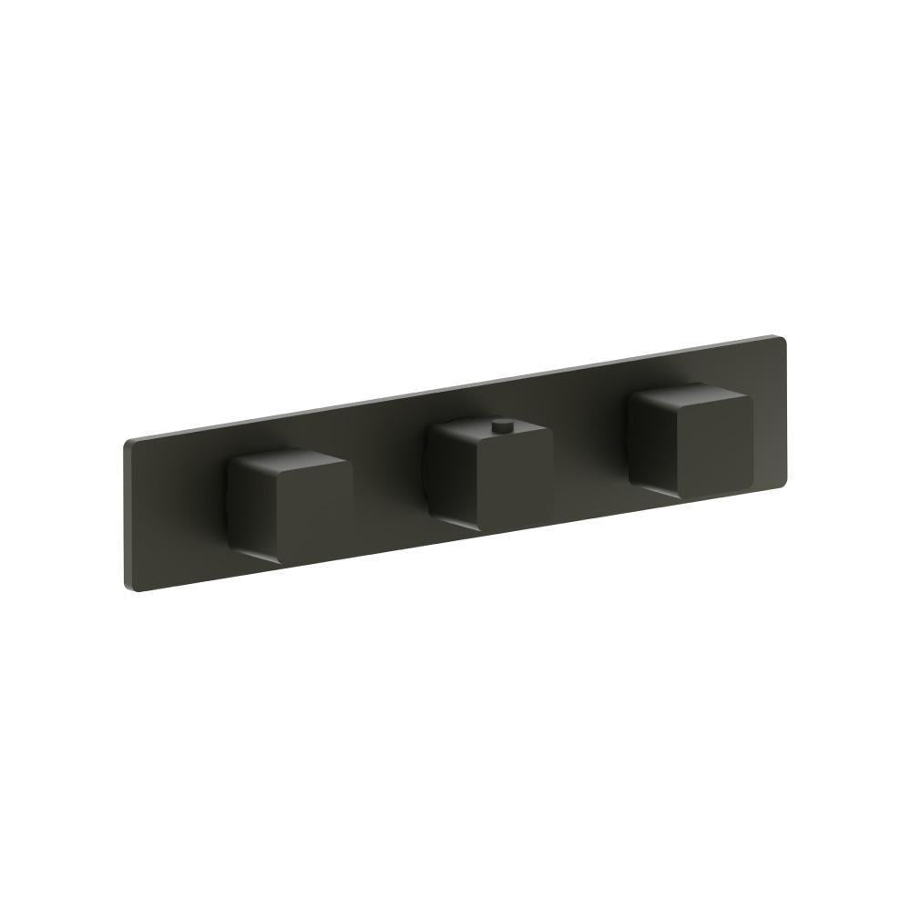 Flusso 196.2715 3/4" Horizontal Thermostatic Valve with 2 Volume Controls & Trim