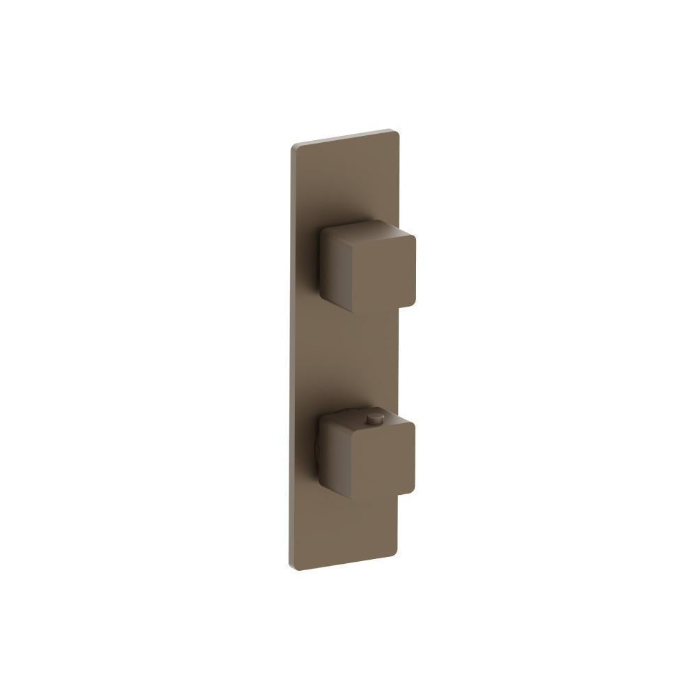 Flusso 196.2720 3/4" Horizontal Thermostatic Shower Valve & Trim - 1- Output
