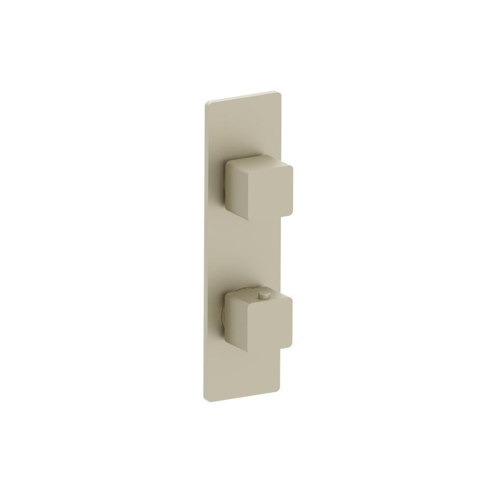 Flusso 196.2720 3/4" Horizontal Thermostatic Shower Valve & Trim - 1- Output