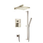 Flusso 196.3350 Two Output Shower Set With Shower Head, Hand Held And Slide Bar