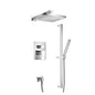 Flusso 196.3350 Two Output Shower Set With Shower Head, Hand Held And Slide Bar