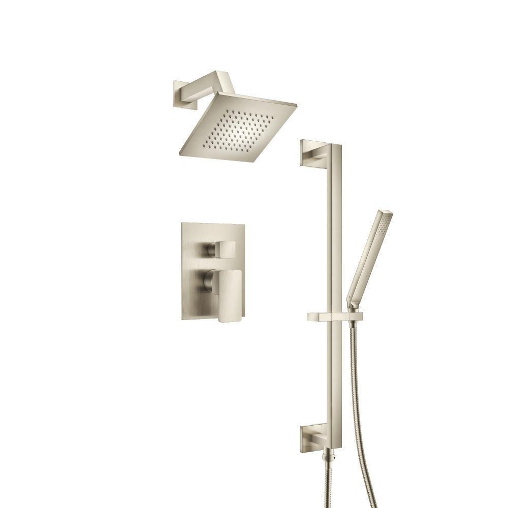 Flusso 196.3400 Two Output Shower Set With Shower Head, Hand Held And Slide Bar