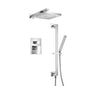 Flusso 196.3450 Two Output Shower Set With Shower Head, Hand Held And Slide Bar