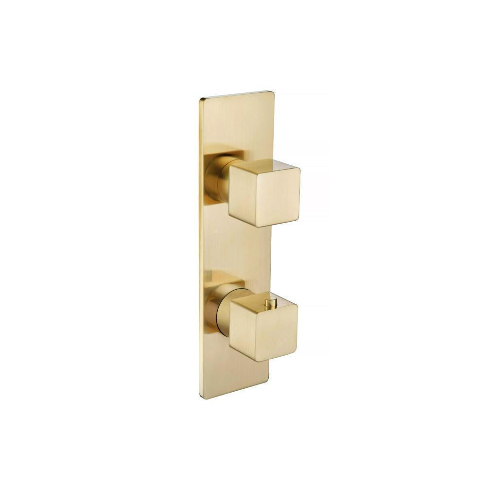 Flusso 196.2740 3/4" Thermostatic Shower Valve & Trim - 2-Output