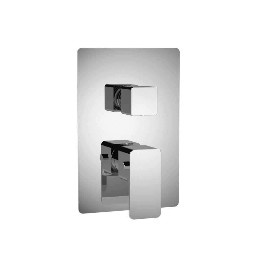 Flusso 196.4102 3/4" Thermostatic Shower Valve With Trim - 1 Output