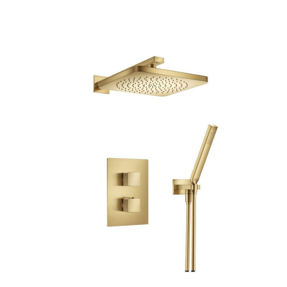 Flusso 196.7050 Two Output Shower Set With Shower Head And Hand Held