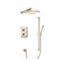 Flusso 196.7100 Two Output Shower Set With Shower Head, Hand Held And Slide Bar
