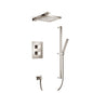 Flusso 196.7100 Two Output Shower Set With Shower Head, Hand Held And Slide Bar