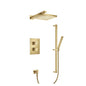 Flusso 196.7100 Two Output Shower Set With Shower Head, Hand Held And Slide Bar