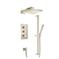 Flusso 196.7200 Two Output Shower Set With Shower Head, Hand Held And Slide Bar