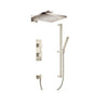 Flusso 196.7300 Two Output Shower Set With Shower Head, Hand Held And Slide Bar