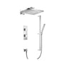 Flusso 196.7300 Two Output Shower Set With Shower Head, Hand Held And Slide Bar