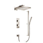 Flusso 196.7300 Two Output Shower Set With Shower Head, Hand Held And Slide Bar