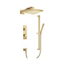 Flusso 196.7300 Two Output Shower Set With Shower Head, Hand Held And Slide Bar