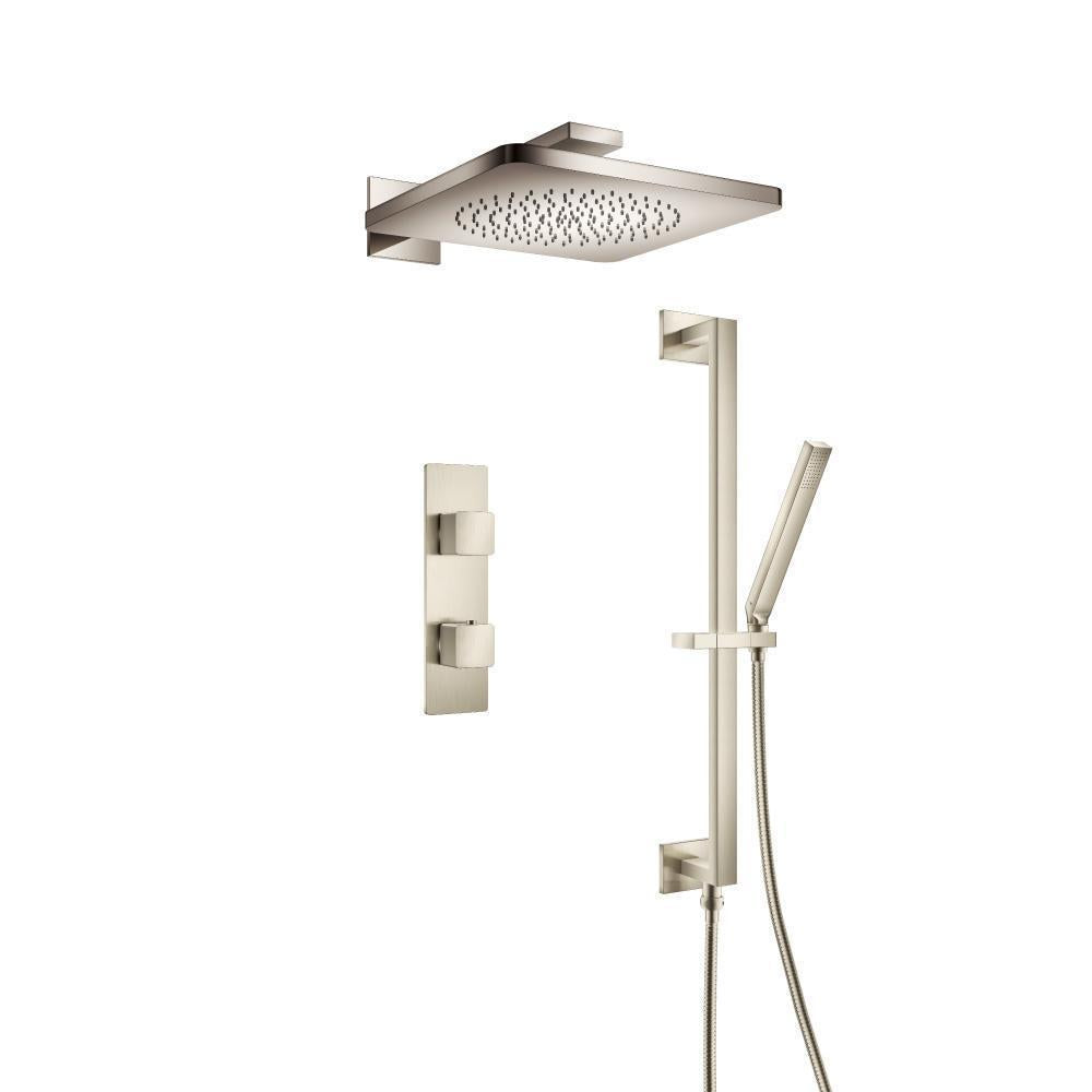 Flusso 196.7350 Two Output Shower Set With Shower Head, Hand Held And Slide Bar
