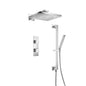 Flusso 196.7350 Two Output Shower Set With Shower Head, Hand Held And Slide Bar
