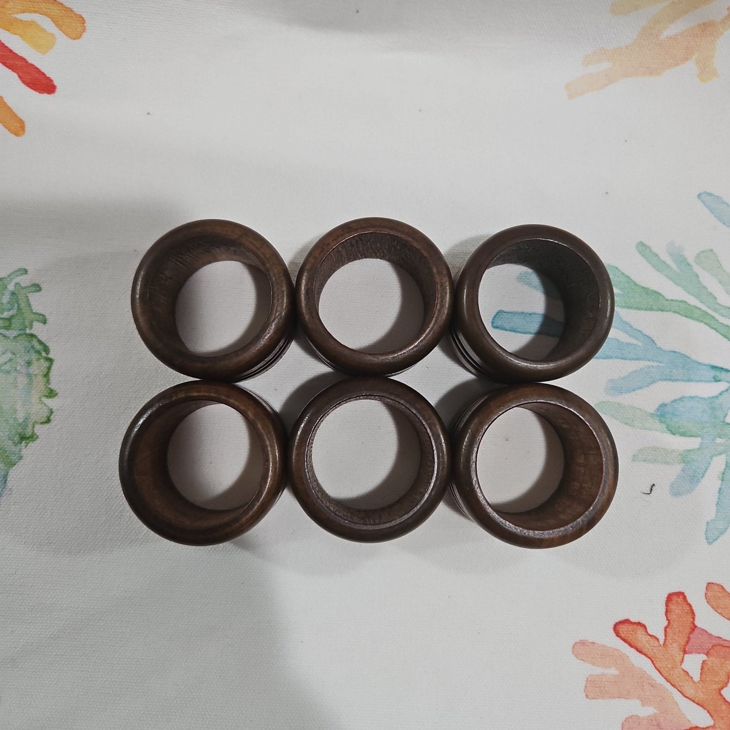1960's Vintage Napkin Rings & Paper Towel Holder