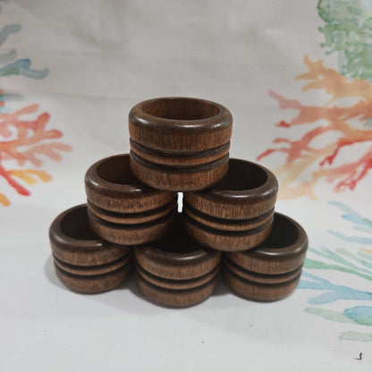 1960's Vintage Napkin Rings & Paper Towel Holder