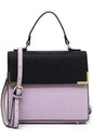 Vegan Leather Satchel - Top Handle Crossbody Bag | Femstylo